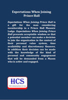 Expectations when joining Prince Hall (paperback)