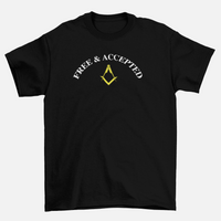 Free & Accepted Tee (Black)